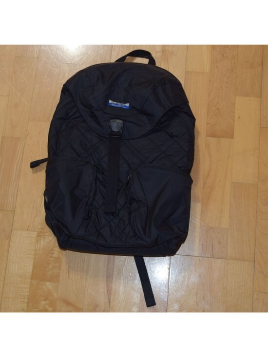 NEW Eddie Bauer Kinzie Quilted Rucksack Backpack Black Lightweight Travel main image 5